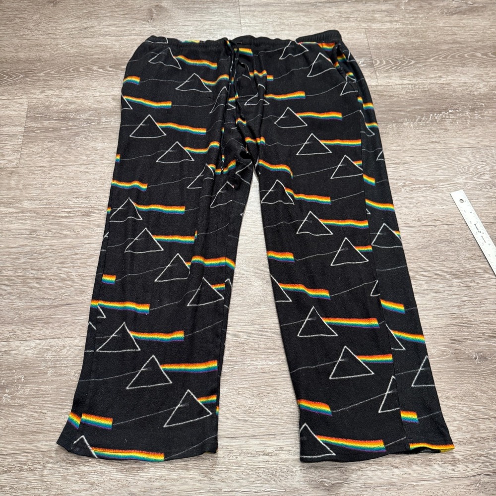 Pink‎ Floyd Pajamas Large Dark Side of the Moon Prism Sleep Lounge Pants